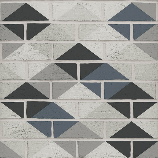 Abstract Brick Grey
