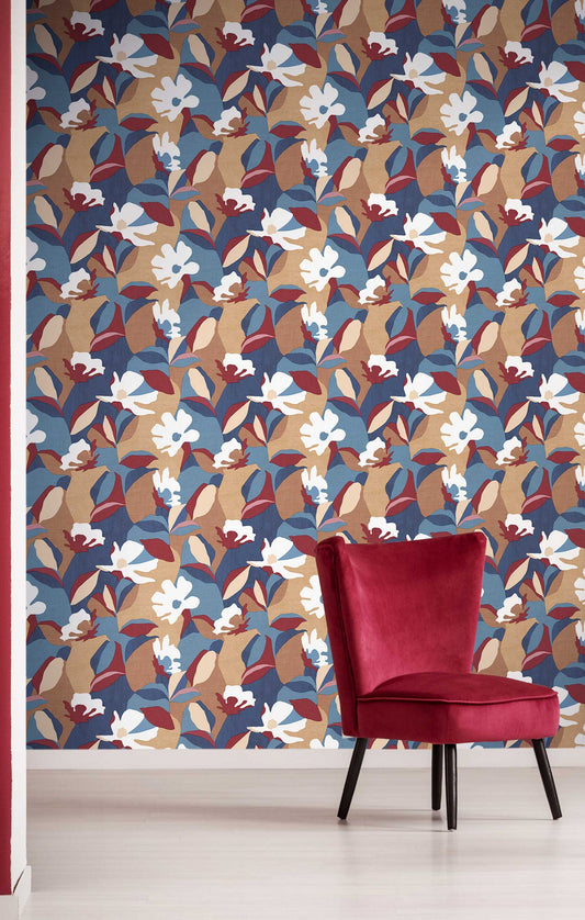 Fiore Blue-Brown