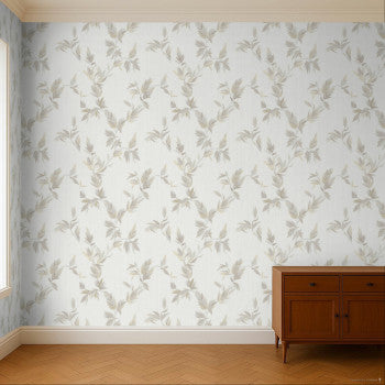 Ramage Cream Beige leaves