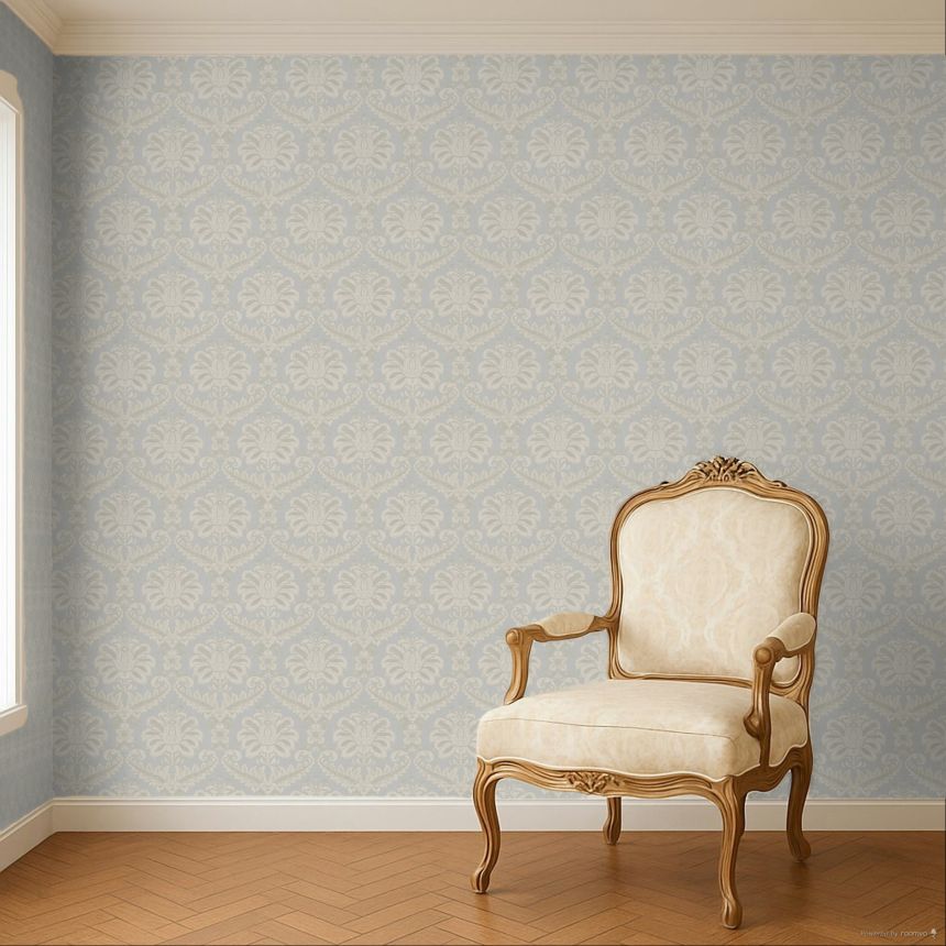 Damasco Grey Beige Baroque
