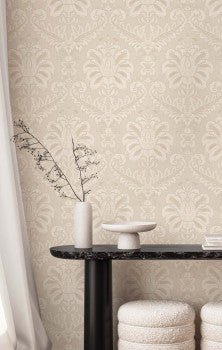 Damasco Beige Cream Baroque